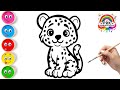 Can You Draw This Cute Leopard? 🐆 | Easy Drawing Challenge 