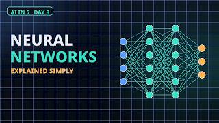 Day 8 — "Neural networks explained simply"