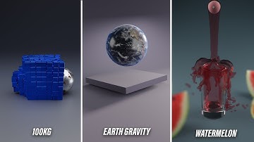 Insane 3D Physics Experiments | Hair Particles, Cloth Animation & More!"