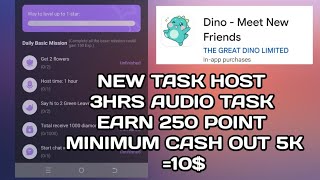 DINO APP♥️250 PER DAY IN 7DAy🪸 MINIMUM CASH OUT 5000 POINT 👉 10$ screenshot 3