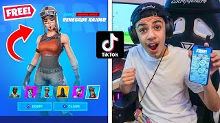 ... in today's video, i tested out fortnite tiktok life hacks to see
if they work! don't forget like, subscribe,