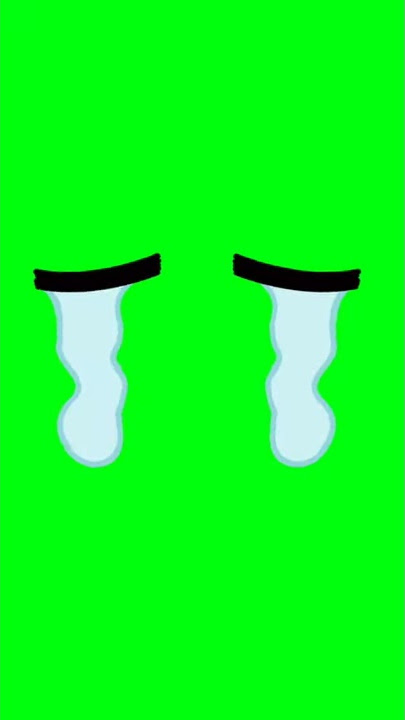 Crying eyes Green screen || Tears Green Screen