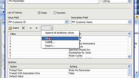 Crystal Reports Tutorial Creating Parameter Fields-11 Business Objects Training Lesson 13.3