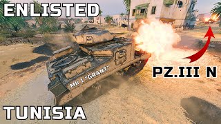 NEW Enlisted gameplay: Battle of Tunisia - Fortress East | НОВЫЙ Энлистед: Битва за Тунис - Крепость