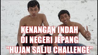 Hujan Salju Di Jepang Challenge Buka Baju Adem Pooolll