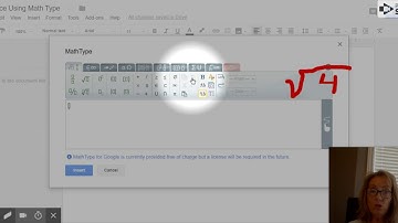 Math Type in Google Docs