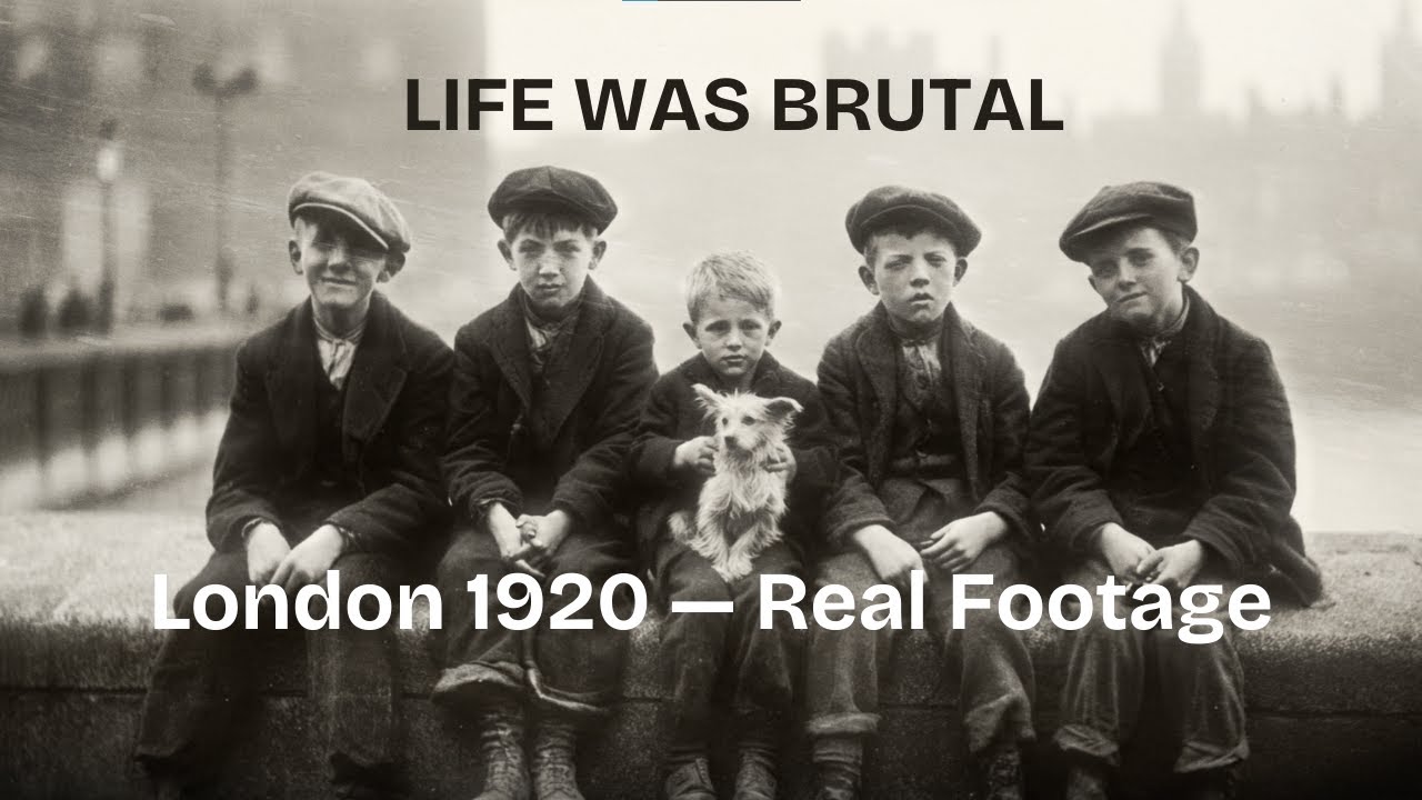 What It Was Really Like Living in 1920s London  Real Camera Footage