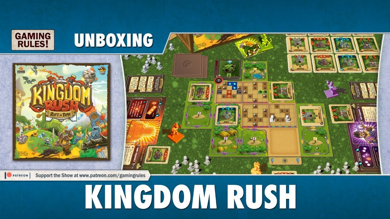 A Review of Kingdom Rush (Rift in Time), Part I. Unboxing, Solo Play, and  First Impressions – coopgestalt