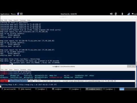 NMAP Tutorial - MySQL Brute Force NSE Script [Kali Linux]