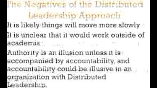 Understanding Distributed Leadership - A 3-Minute Crash Course Distributed Leadership