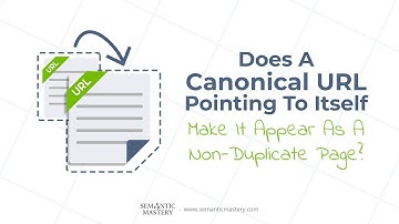 Does A Canonical URL Pointing To Itself Make It Appear As A Non-Duplicate Page?