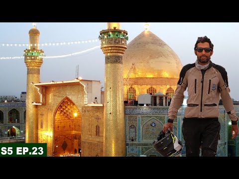 THE HOLY CITY OF NAJAF IRAQ 🇮🇶 | S05 EP.23 | PAKISTAN TO SAUDI ARABIA MOTORCYCLE