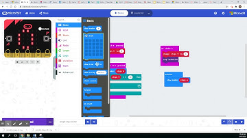 Micro:bit complicated step counter
