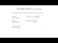 Average speed
