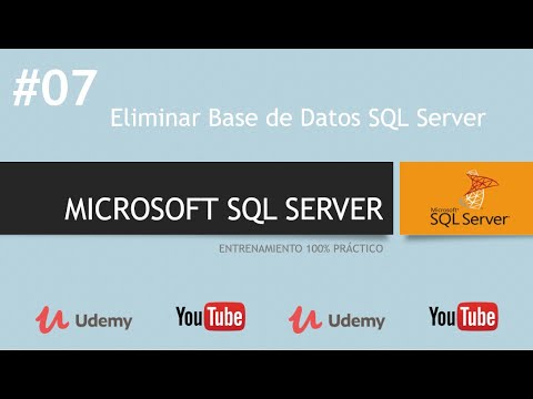 📌 07 - Eliminar Base de Datos SQL Server | Microsoft SQL Server