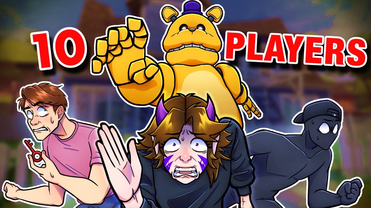10 PLAYERS AGAINST FAST FREDBEAR... What could go wrong?