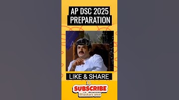 AP DSC 2025 Preparation.. #bhaskarsarea #apdsc #telugu #comedy #viralshorts #viralvideos
