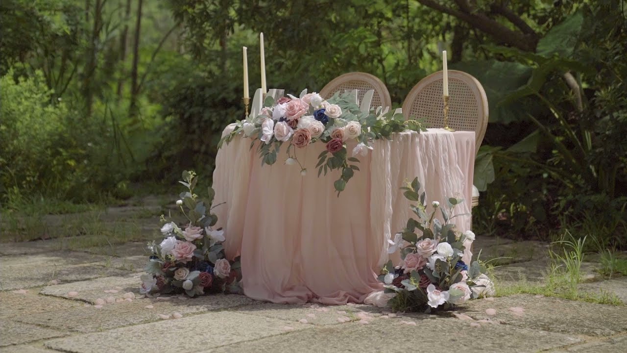 How to use Sweetheart Table Decor DIY Package