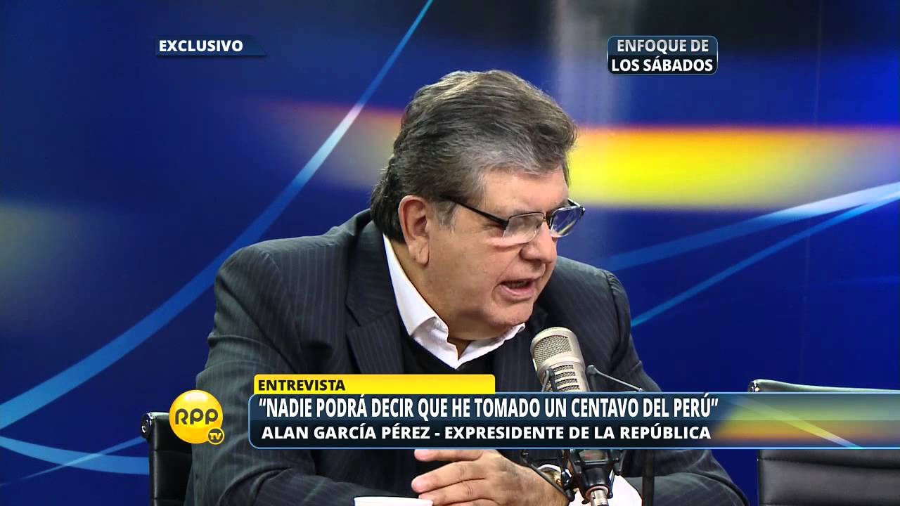 RPP Entrevista│ Alán García (1/2)
