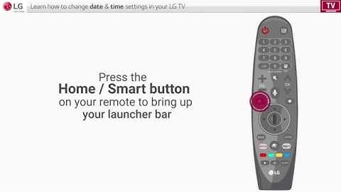Date & Time Settings in LG Smart TVs
