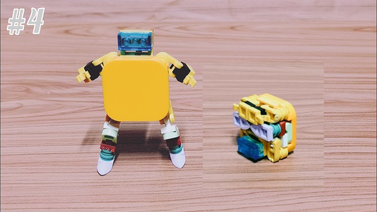 Mini LEGO Transformer Bumblebee MOC – Robot LEGO Custom Build #4