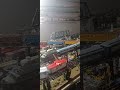 Running Lionel Delaware and Hudson Diesel Pulling Beer Cars and Lionel Trolley Car