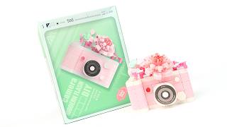 DIY Building Mini Block Camera 7440 Speed Build | Amazing LEGO-Style Camera Kit