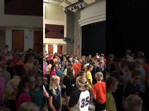 Encouraging Each Other at Coldwater Middle!