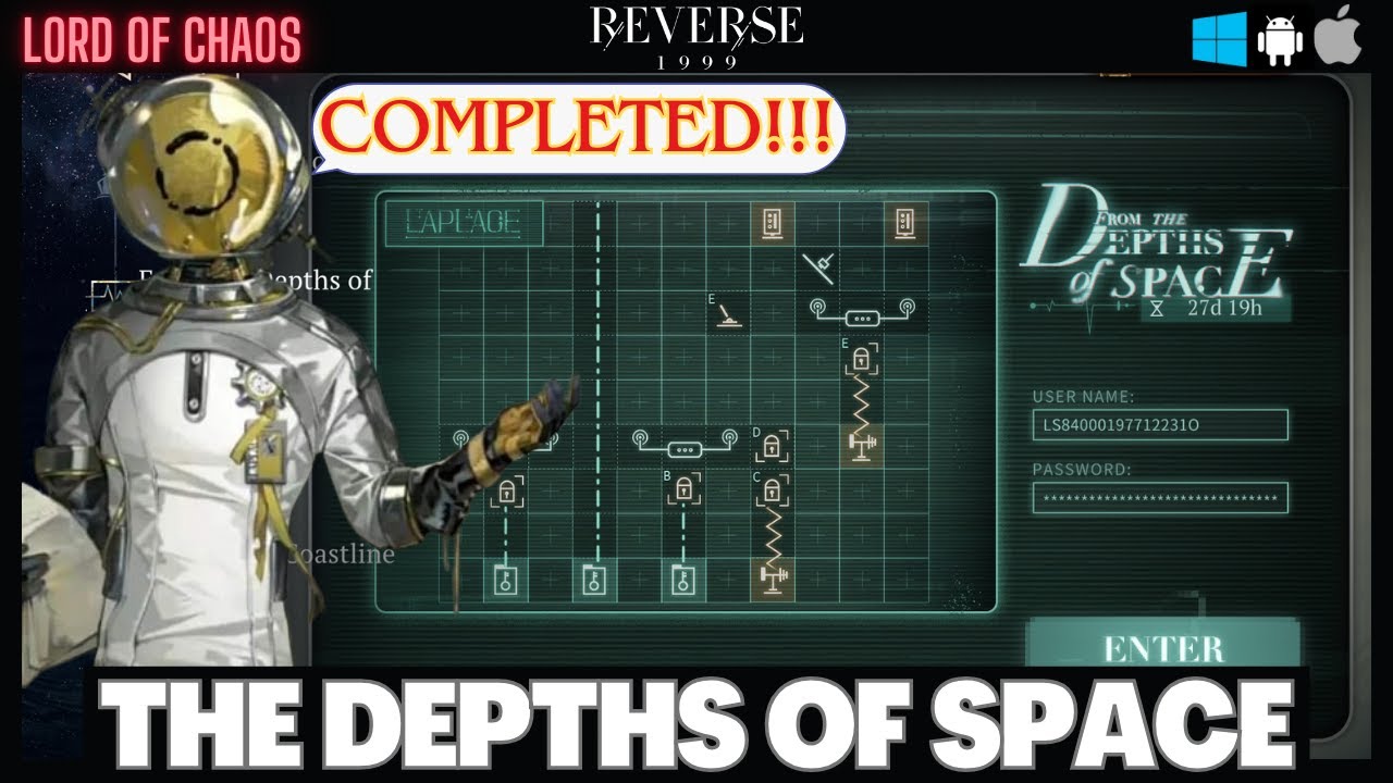From The Depths Of Space ULRICH Puzzle Quest | ALL REWARDS | FULL