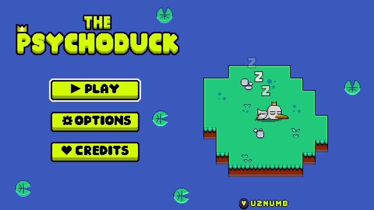 The Psychoduck Title Screen (PC, PS4, PS5, X1, XSX, XSS, Switch)