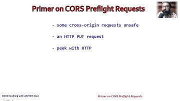 Primer on CORS Preflight Requests|CORS with ASPNET Core
