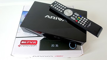 Ferguson Ariva 4K Hybrid Android TV Box with DVB-S2 Tuner Unboxing (Video)