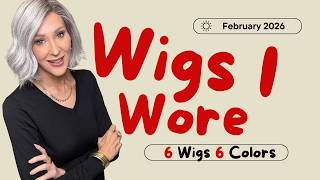 6 WIGS I WORE In February | 6 Colors | 5 Brands | Why These WIGS Were MY Favorites! #wigs #hairloss screenshot 1