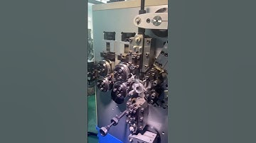 US-212 2-axis compression spring machine spring production process #springmachine