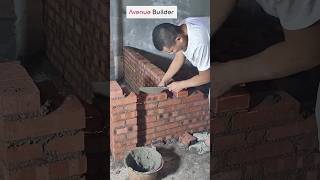 Celebrity Creative building, simple tools for laying red bricks | #bricklaying #brick #brickwall #shorts Profile