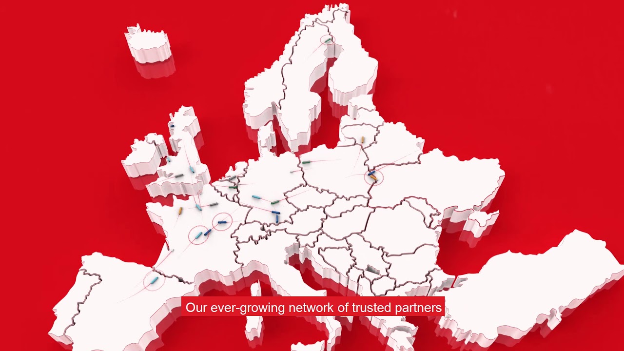 Non networked. Europa Worldwide Group Logistics. Logistics animation Video.