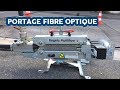 Portage  soufflage de fibre optique avec multiflow  rds france