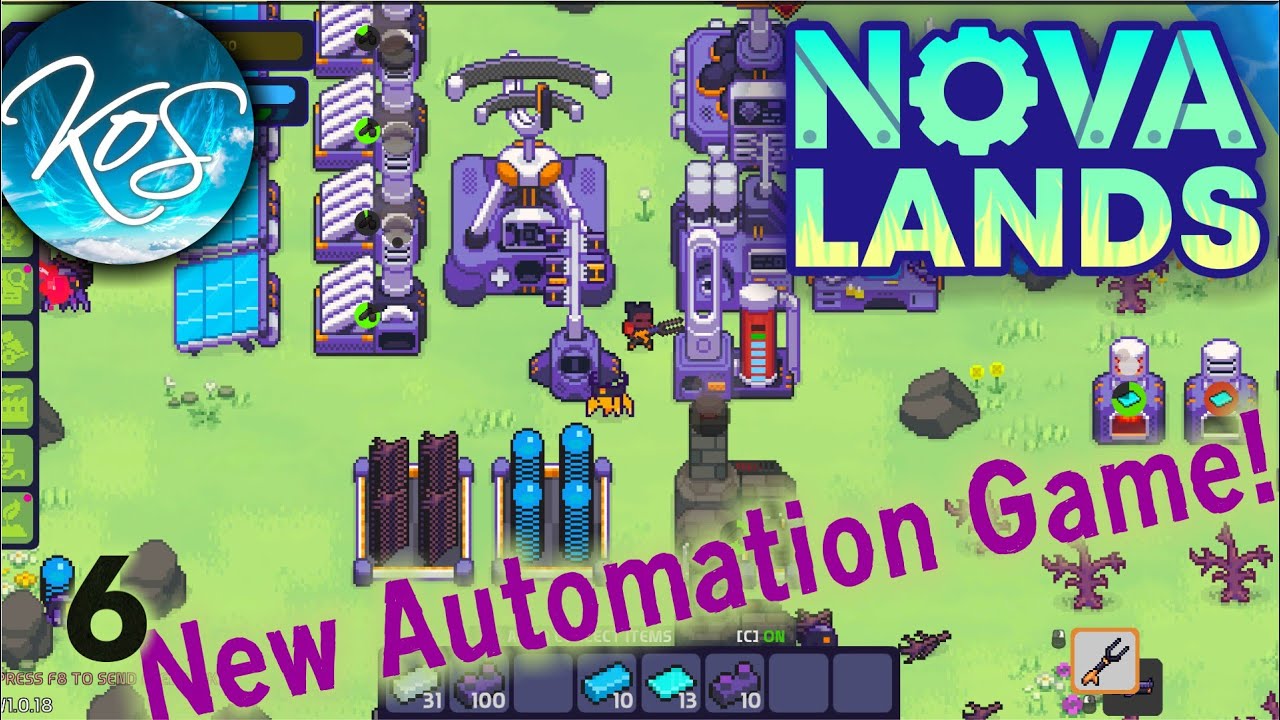 Nova Lands 6 - SANDS OF TIME - (Factorio + Forager!) First Look, Let's Play