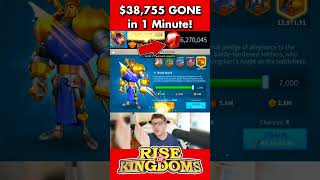 Man Spent $38,755 in 1 MINUTE on Rise of Kingdoms screenshot 2