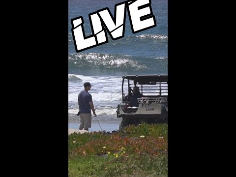 Blind Surfer Pete Gustin hey golf cart tour of my favorites are spots