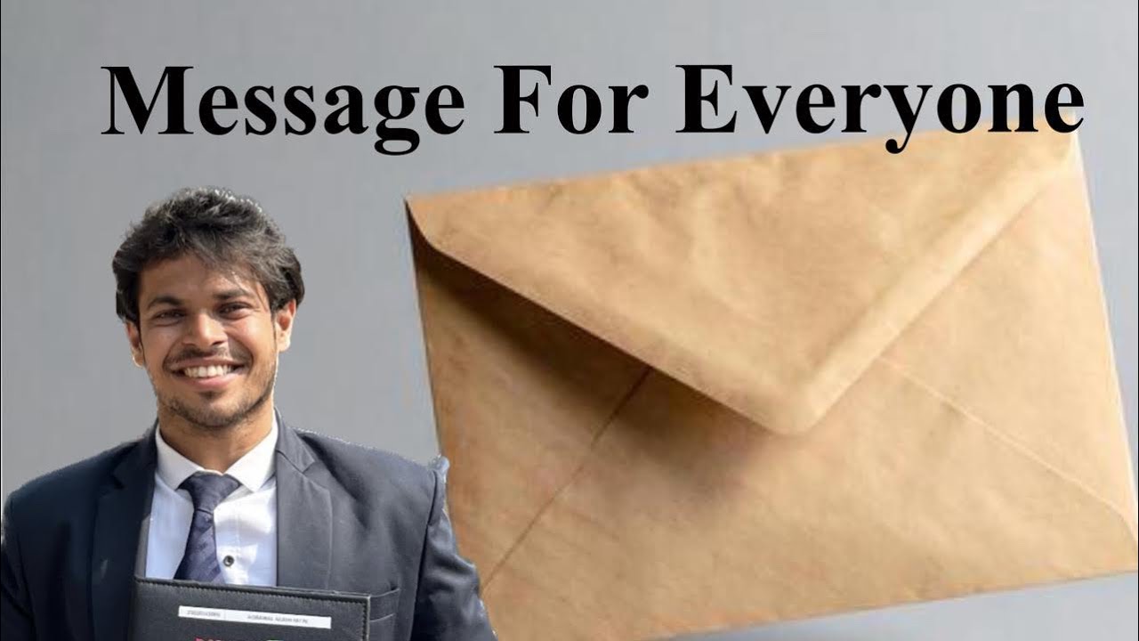 MBA GYM WALA MESSAGE FOR EVERYONE | MUST WATCH |