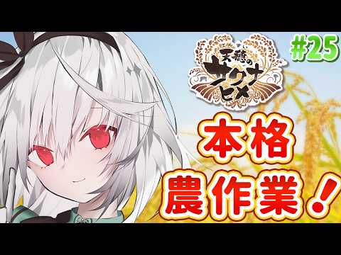 【天穂のサクナヒメ】本格的すぎる米作りを体験していく！ お米の力で強くなる！  #25【ゲーム実況 / 雑談 / 初プレイ / 初見さん大歓迎  / Vtuber / 音野ことは】