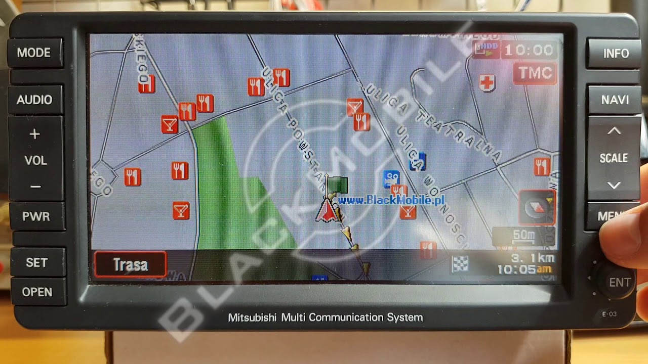 Mitsubishi Mmcs Polskie Menu Lektor Mapa! - Youtube