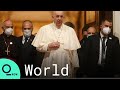 Pope Francis Heckled by Protesting Orthodox Priest