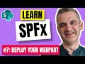 Custom Icon, Bundle, Package, Deploy! | SharePoint Framework for Beginners (SPFx) 2021 E07