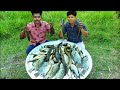 River fish curry  cleaning  cooking skill  puzhameen recipe  village food channel