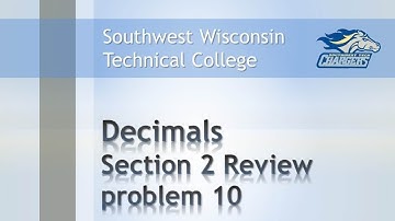 Math Review - Decimals Chapter Section 2 Review "Practice Solving Applications -- Word Problems ".