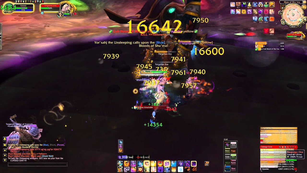 Decimate-Stormreaver vs Yor'sahj Heroic (shadow priest pov)