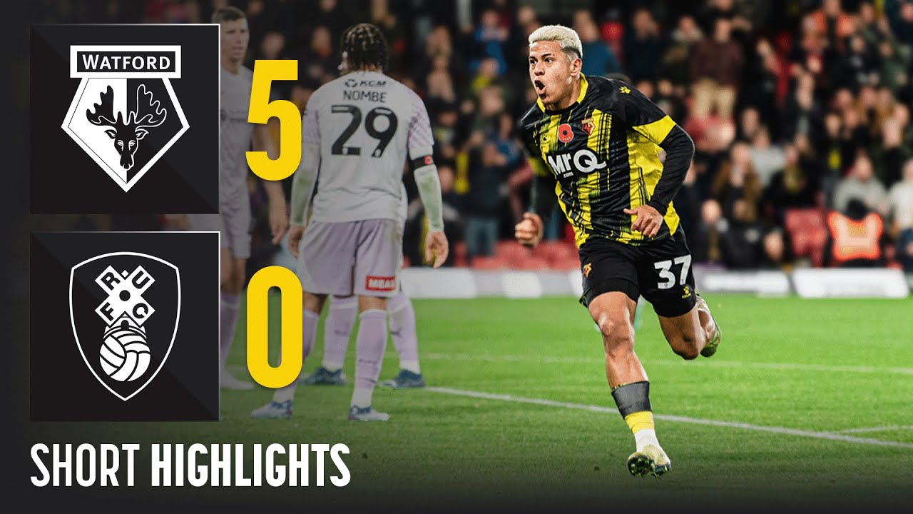 HORNETS SCORE FIVE Watford 5 0 Rotherham United Short Highlights hornets-score-five-watford-5-0-rotherham-united-short-highlights