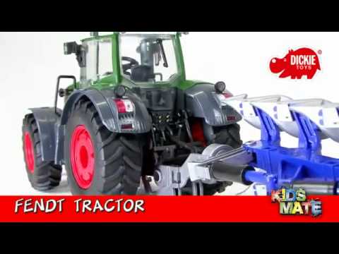 3474601 2 DICKIE Трактор с прицепом, 42 см.mp4 - Детки Тойс интернет магазин игрушек